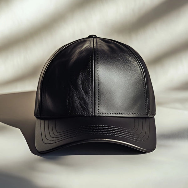 Astikkos Leather Caps | Black