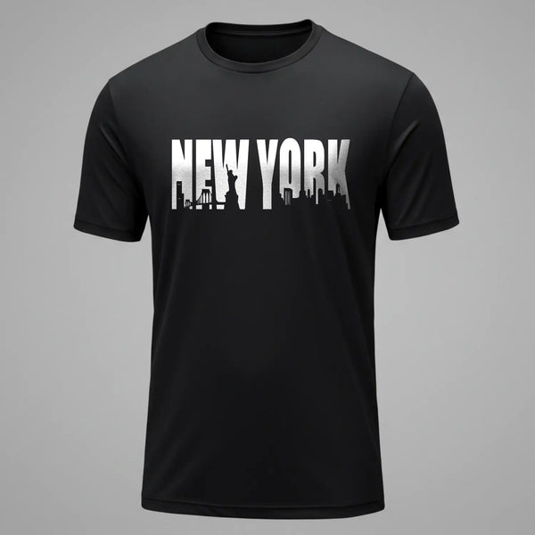 Astikkos New York Skyline Dri-Fit Tee (Black)